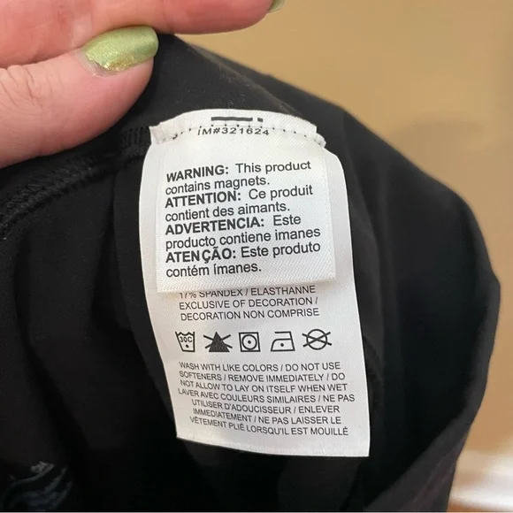 Nike x MMW High Waisted Mesh Black Leggings Size S NEW